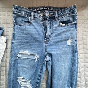 American Eagle Ripped Skinny Jeans